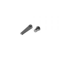 Смеситель настенный Gid Panther L066-GM-NS, вороненая сталь (Gun metal)