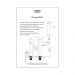 Смеситель высокий для раковины Gid Inga SS096-CH-D SS096CHD, хром