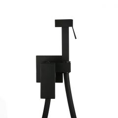 Смеситель для биде встраиваемый RoxenBath (РоксенБаз) Caspia 500960-B с гигиеническим душем, черный
