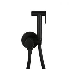 Смеситель для биде встраиваемый RoxenBath (РоксенБаз) Santi 500940-B с гигиеническим душем, черный