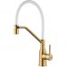 Смеситель для кухни с гибким изливом Shevanik (Шеваник) , золотой сатин, S343G-1