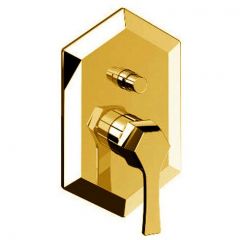 Встраиваемый смеситель Cisal Cherie однорычажный для ванны/душа, цвет: золото CE00210024