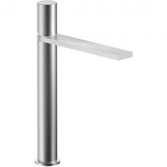 Смеситель Fantini (Фантини) Milano для раковины, 1 отверстие, излив: 220 мм, цвет: матовая натуральная сталь 31 93 3051F