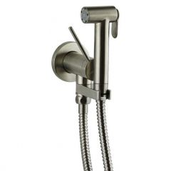 Набор гигиенический душ Gattoni Programma doccia со встроенным смесителем, цвет: никель шлифованный RT010NS