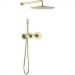 Встраиваемая душевая система с термостатом Timo (Тимо) Saona, матовое золото, SX-2359/17SM