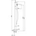 Смеситель Gattoni (Гаттони) Ely для ванны, напольный, с ручным душем, цвет: хром 8808/88C0