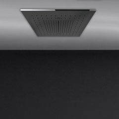 Душевая система Gessi Minimalistic Shower встраиваемая в потолок500х500 с функцией Тропический ливень, цвет Мirrоr Stееl 57907#238