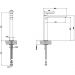 Смеситель Gessi Emporio Via manzoni для раковины высокий, на 1 отверстие, цвет: Finох Вrushеd Niскеl 38609#149