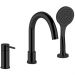 Смеситель Gessi (Гесси) Emporio Via tortona для ванны, на 3 отверстия, с переключателем, изливом и шлангом 1, 50м, цвет: black ХL 18637№ 299