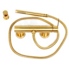 Смеситель для душа Emmevi Filobrass, однорычажный, с набором для душа, цвет брашированное золото 85002B/ORS