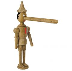Смеситель для кухни Emmevi Pinocchio, двухрычажный (излив 20,6 см), без донного клапана, цвет дерево 1887/LC