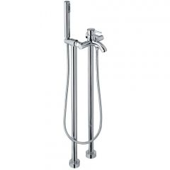 Смеситель для ванной Emmevi Piper, напольный с ручным душем, цвет хром 4500128/CR