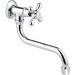 Кран Emmevi Deco Classic, настенный одновентильный, поворотный излив 21 см, хром, 12006S/CR