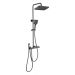 Душевая система с термостатом Wonzon and Woghand (Вонзон И Вогханд) , Темный графит WW-B4132-A-BGG
