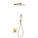 Душевая система с термостатом встраиваемая Wonzon and Woghand (Вонзон И Вогханд) , Брашированное золото WW-D2017-B-BG