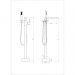 Смеситель для ванны напольного монтажа Wonzon and Woghand (Вонзон И Вогханд) , Темный графит WW-88649901-BGM