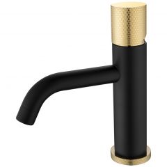 Смеситель Богеме (Boheme) Stick для умыв. низ. Black Touch GOLD Комплект 121-BG.2