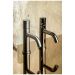 Смеситель Богеме (Boheme) Stick для умыв. низ. Gun Metal низкий с ручкой Diamond 121-GM