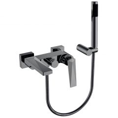 Смеситель Богеме (Boheme) для ванны с душ.гарнитуром Venturo Shine Gun Metall 373-SGM