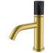 Смеситель Богеме (Boheme) Stick для умыв. низ. Matt Gold Mramor BLACK Комплект 121-MG-MR-B