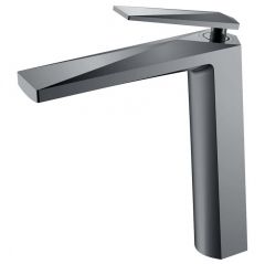 Смеситель Богеме (Boheme) для умывальника высокий Venturo Shine Gun Metall 372-SGM