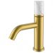 Смеситель Богеме (Boheme) Stick для умыв. низ. Matt Gold Mramor WHITE Комплект 121-MG-MR-W
