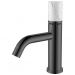 Смеситель Богеме (Boheme) Stick для умыв. низ. Shine Gun Metal Mramor WHITE Комплект 121-SGM-MR-W