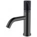 Смеситель Богеме (Boheme) Stick для умыв. низ. Shine Gun Metal Mramor BLACK Комплект 121-SGM-MR-B