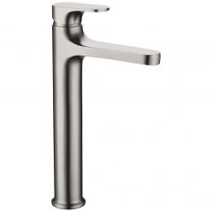 Смеситель Богеме (Boheme) для умывальника высокий Spectre Nickel Brush 452-NB