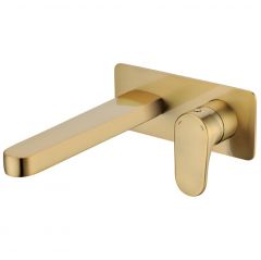 Смеситель Богеме (Boheme) для умывальника из стены Spectre Bronze 455-BR