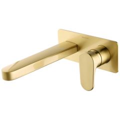 Смеситель Богеме (Boheme) для умывальника из стены Spectre Matt Gold 455-MG