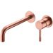 Смеситель Богеме (Boheme) для умывальника из стены, Uno. Copper Brushed 465-CB