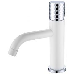 Смеситель Богеме (Boheme) Stick для умыв. низ. White Diamond CHROME Комплект 121-WCR