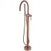 Смеситель Богеме (Boheme) напольный Uno White Copper Brushed 469-CB