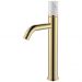 Смеситель Богеме (Boheme) Stick для умыв.выс.Gold Mramor WHITE Комплект 122-G-MR-WHITE