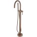 Смеситель Богеме (Boheme) напольный Uno White Brushed Bronze 469-BRB