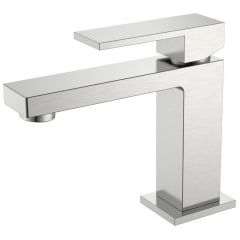 Смеситель Богеме (Boheme) для умывальника Qubic Brushed Nickel 471-NB