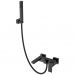 Смеситель Богеме (Boheme) для ванны с душем Qubic Matt Black 473-B