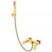 Смеситель Богеме (Boheme) для ванны с душем Qubic Matt Gold 473-MG