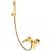 Смеситель Богеме (Boheme) для ванны с душем Qubic Shine Gold 473-G