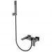 Смеситель Богеме (Boheme) для ванны с душем Qubic Shine Gun Metal 473-SGM