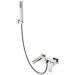 Смеситель Богеме (Boheme) для ванны с душем Qubic Brushed Nickel 473-NB