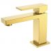 Смеситель Богеме (Boheme) для умывальника Qubic Matt Gold 471-MG
