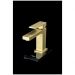 Смеситель Богеме (Boheme) для умывальника Qubic Matt Gold 471-MG
