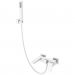 Смеситель Богеме (Boheme) для ванны с душем Qubic Matt White 473-MW