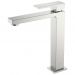 Смеситель Богеме (Boheme) для умывальника высокий Qubic Brushed Nickel 472-NB