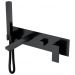 Смеситель Богеме (Boheme) для ванны встроенный Qubic Matt Black 474-2-B