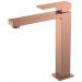 Смеситель Богеме (Boheme) для умывальника высокий Qubic Copper Brushed 472-CB