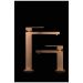 Смеситель Богеме (Boheme) для умывальника высокий Qubic Copper Brushed 472-CB