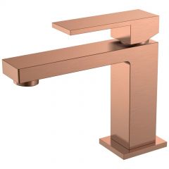 Смеситель Богеме (Boheme) для умывальника Qubic Copper Brushed 471-CB